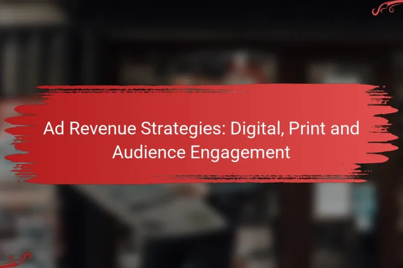 Ad Revenue Strategies: Digital, Print and Audience Engagement