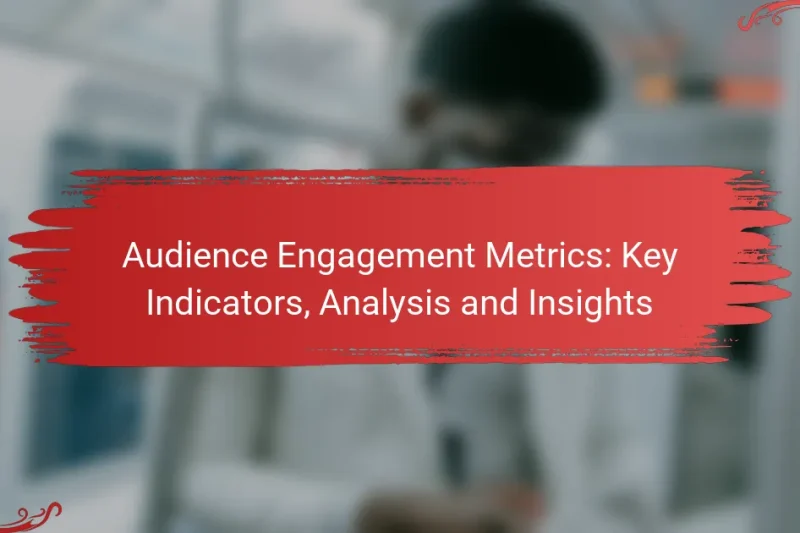 Audience Engagement Metrics: Key Indicators, Analysis and Insights